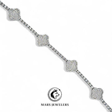 Iced Out Clover Bracelet
