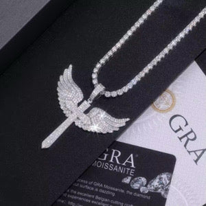 Winged Cross Pendant - Mars Jewelers