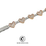 .925 Heart Baguette - Mars Jewelers