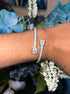 6-7.5" .925 Silver Iced Baguette - Mars Jewelers