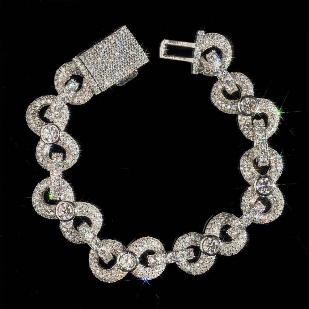 13mm Infinity Link Bracelet