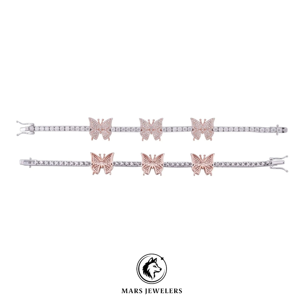 Butterfly Tennis Bracelet