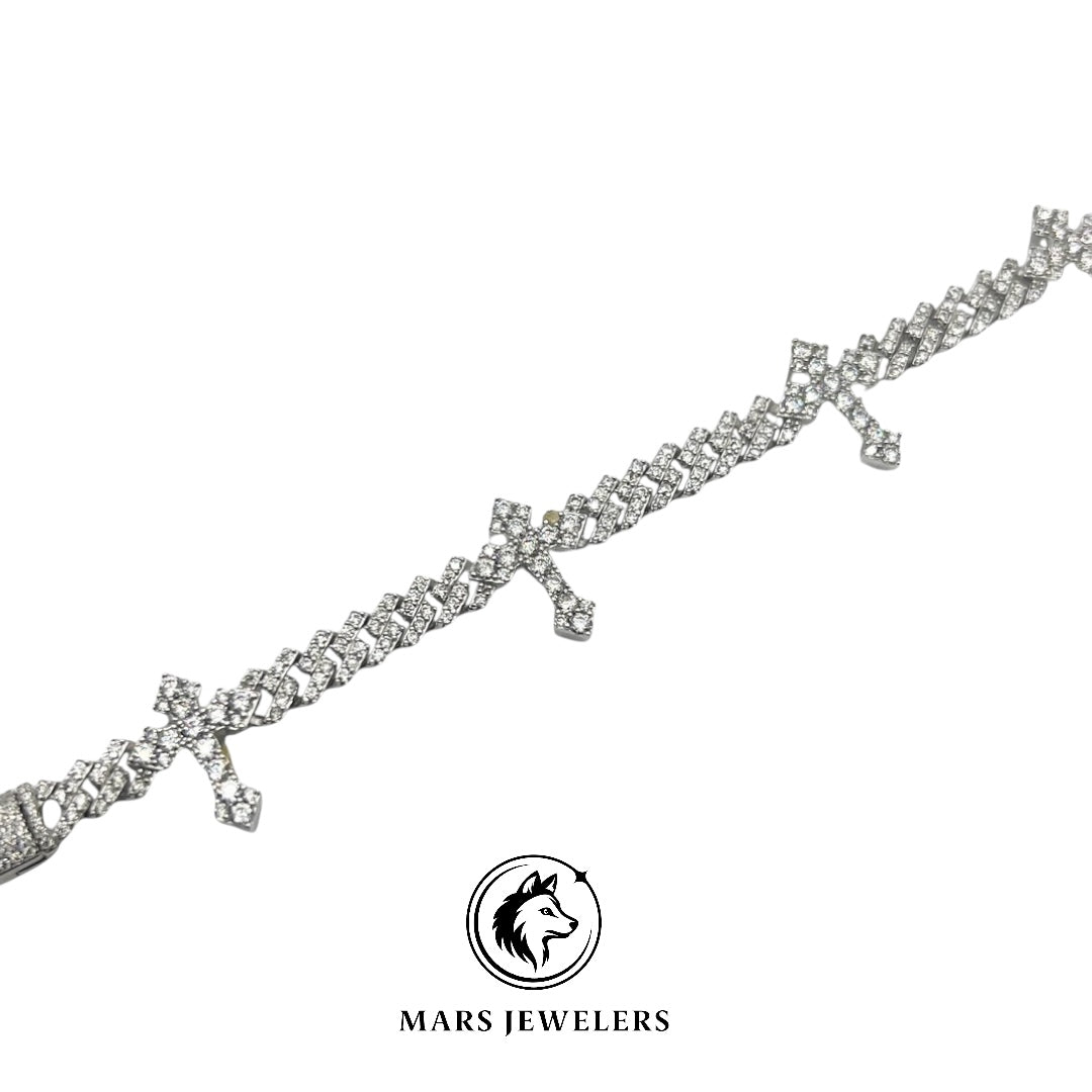 .925 Cross Cuban - Mars Jewelers