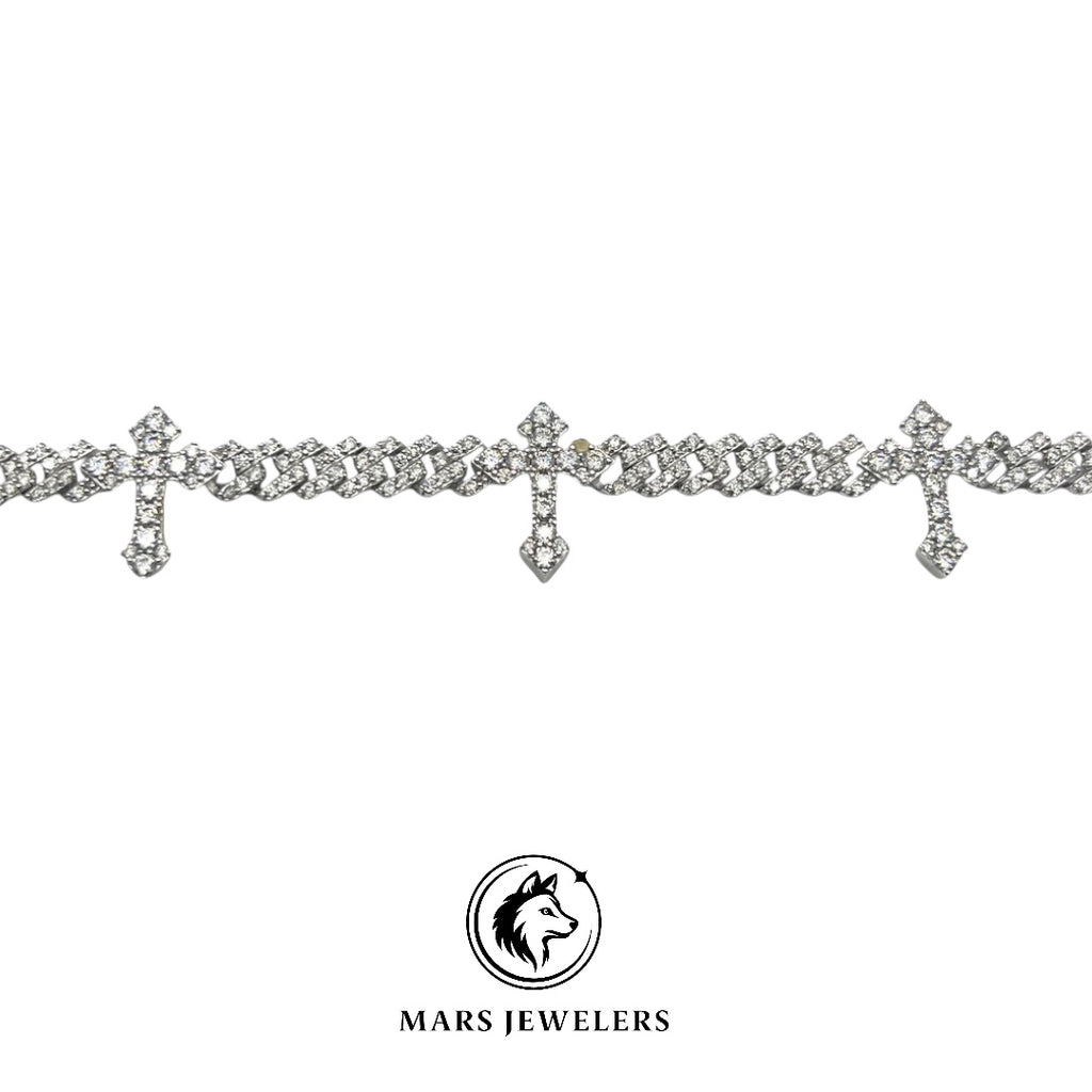 .925 Cross Cuban - Mars Jewelers
