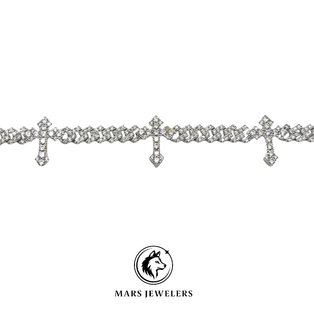 .925 Cross Cuban - Mars Jewelers