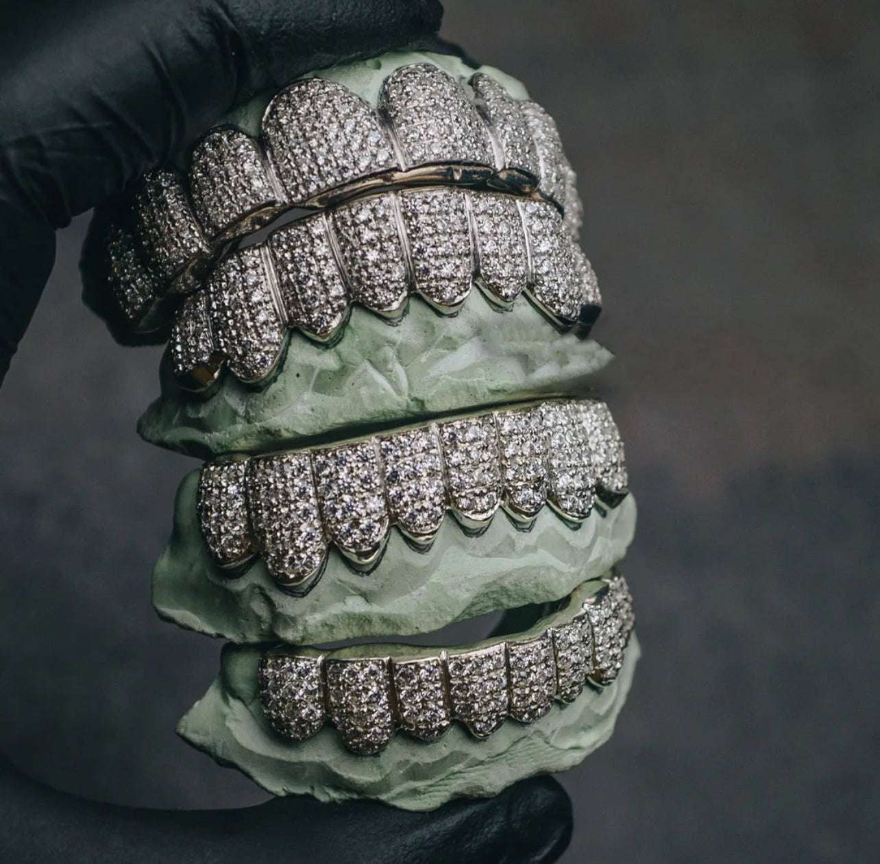 Custom Moissanite Grillz - Mars Jewelers