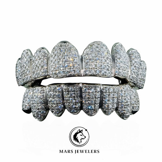 Custom Moissanite Grillz - Mars Jewelers