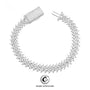 Spike Lab-Created Diamond Bracelet (.925 Silver)