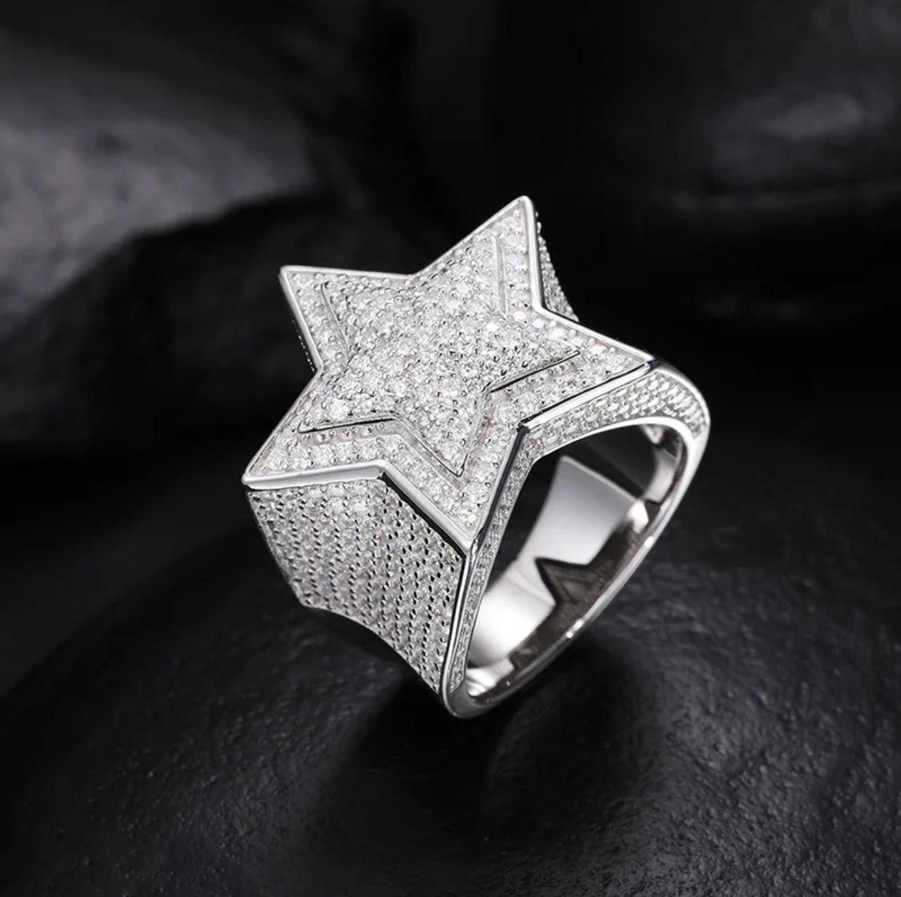 White Gold Vermeil Star - Mars Jewelers