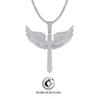 Winged Cross Pendant - Mars Jewelers