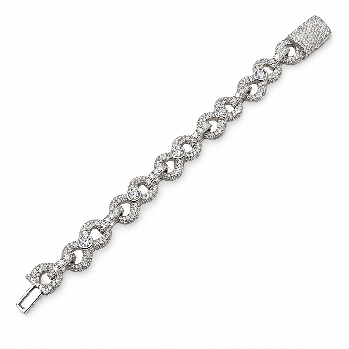 13mm Infinity Link Bracelet — main — white background