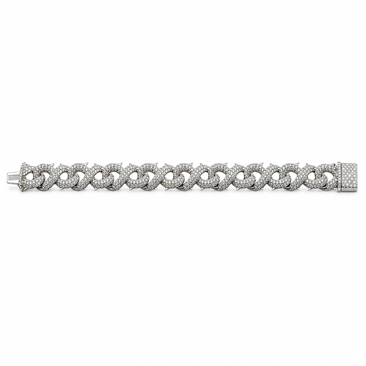 .925 Thorn Infinity Link Bracelet — main — white background