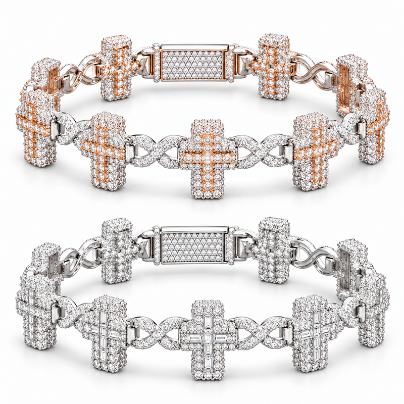 Cross-link bracelet color options - available color options