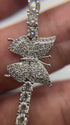 video showing butterfly tennis bracelet