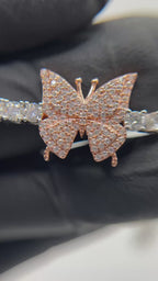 showcase video of butterfly tennis bracelet