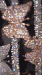 video of butterfly tennis bracelet