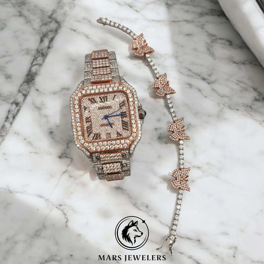 Luxury Watch & Butterfly Bracelet - Mars Jewelers